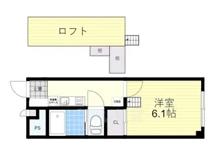 スクエア豊中【2階】の間取り