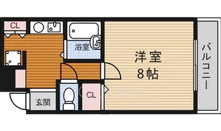 スクリーブ千里北【1階】の間取り
