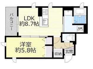 大阪府吹田市千里山東1丁目【マンション】の間取り