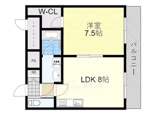 大阪府吹田市江坂町2丁目【マンション】の間取り