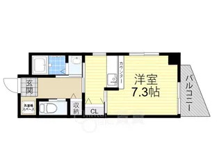 マンションクォーレ【2階】の間取り