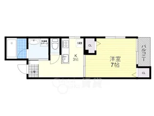 ビーグルマンション【3階】の間取り