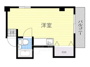 大阪府豊中市本町3丁目【マンション】の間取り