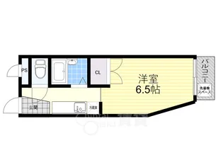 サンライズ箕面【2階】の間取り