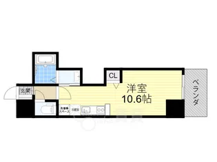 ONLYONE栄本町【8階】の間取り