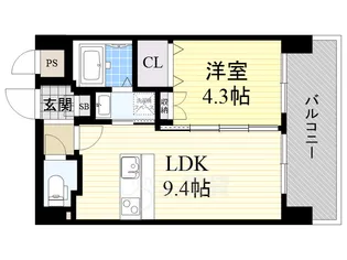 LANITOYONAKA【3階】の間取り