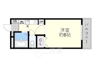 コムズハウス千里中央1【1階】の間取り