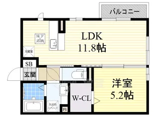 ティアレ【1階】の間取り