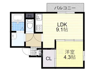 SOAR豊中庄内 【3階】の間取り