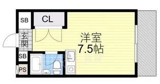大阪府吹田市広芝町【マンション】の間取り