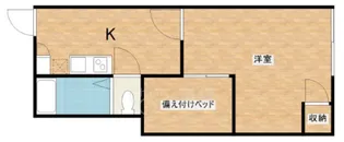 大阪府茨木市南春日丘5丁目【アパート】の間取り