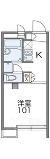 レオパレス109‘S【2階】の間取り