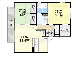アメニティーコート【2階】の間取り