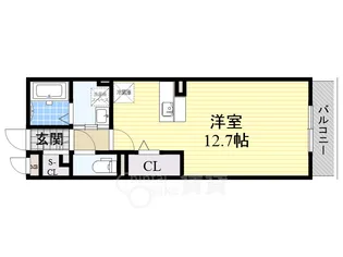 大阪府豊中市柴原町5丁目【アパート】の間取り