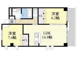 Bravoure(ブラヴール)【1階】の間取り