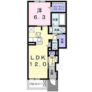 ネオ レジデンス【1階】の間取り