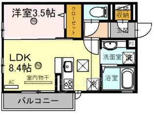 Ma Maison山下【1階】の間取り