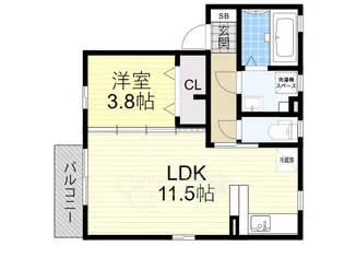 セレッソB棟【2階】の間取り