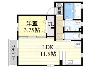 セレッソB棟【2階】の間取り