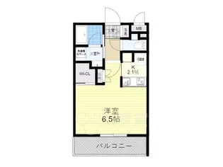 ウェルスクエア池田石橋2【1階】の間取り