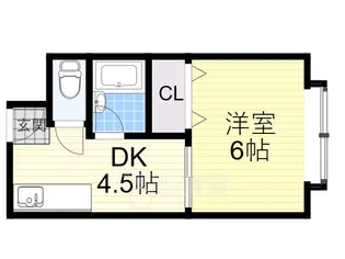 大阪府箕面市小野原東4丁目【アパート】の間取り