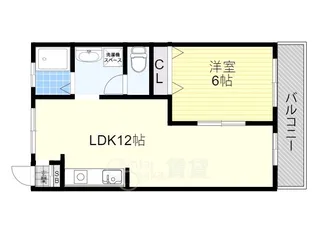 グランドメゾン花屋敷【4階】の間取り