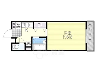 コムズハウス千里中央1【2階】の間取り