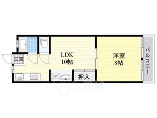 大阪府豊中市服部南町3丁目【マンション】の間取り