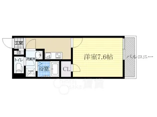 レオネクスト石橋【1階】の間取り