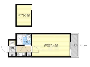 コートアケイシア【1階】の間取り