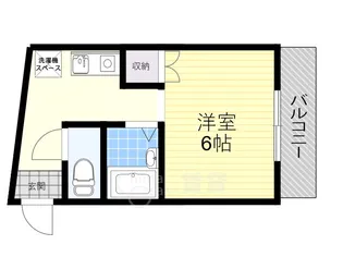 大阪府吹田市千里山東2丁目【マンション】の間取り