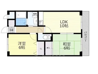 カーサスミリア萩【4階】の間取り