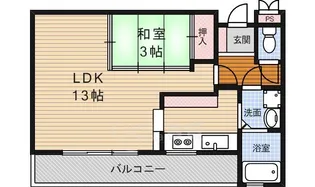 ノースヒルズ【1階】の間取り