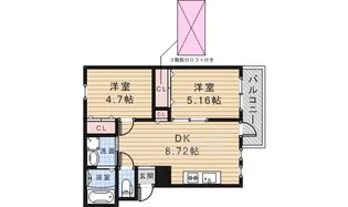 ヴィラ・ブリリオ池田姫室【3階】の間取り