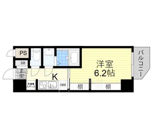 リブネスコート大阪大学前【3階】の間取り