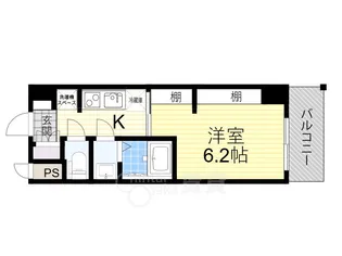 大阪府豊中市清風荘2丁目【マンション】の間取り