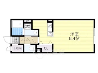 大阪府吹田市片山町3丁目【アパート】の間取り