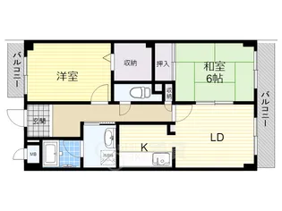 アルデール【6階】の間取り