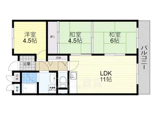 グランドゥール平井【2階】の間取り