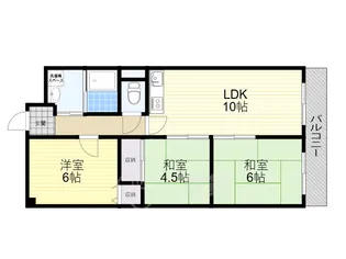 レクシア北条【2階】の間取り