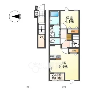 リバーランズ・ロッジ【2階】の間取り