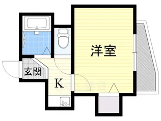 大阪府吹田市千里山西1丁目【マンション】の間取り