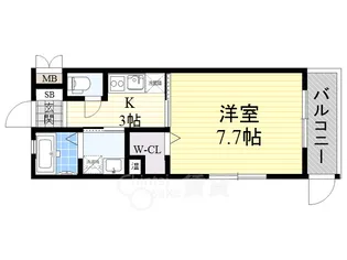 チャローアイト【1階】の間取り