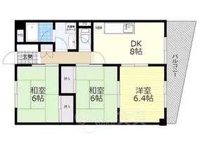 ラ・パース【1階】の間取り