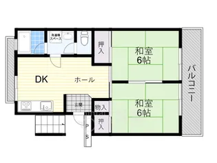 大阪府豊中市千里園2丁目【マンション】の間取り