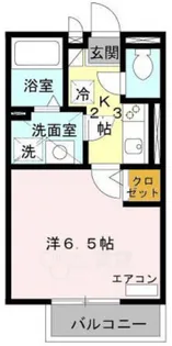 ヴェルドミール栄根【2階】の間取り