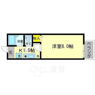 ハイツサン幸Ⅰ【2階】の間取り