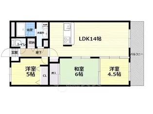 フレグランス園【6階】の間取り