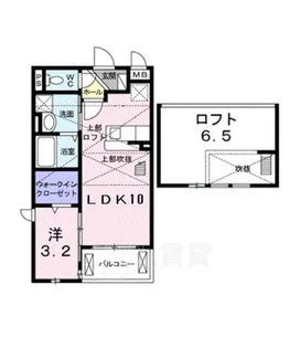 フェリーチェ野田【2階】の間取り