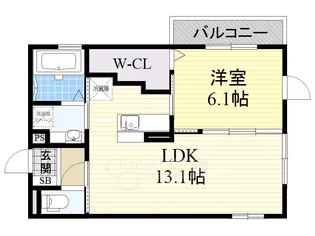 ロイヤルメゾン豊中【3階】の間取り